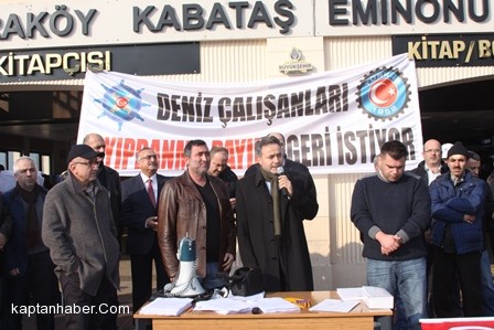 “Deniz çalışanları yıpranma paylarını geri istiyor”